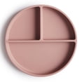 thumbnail image 1 of Mushie Silicone Suction Plate - Blush, 1 of 2