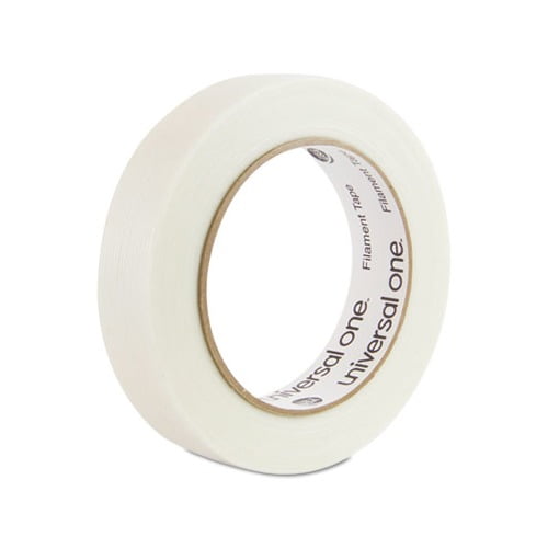 350 Premium Filament Tape 3" Core, 24 mm x 54.8 m, Clear