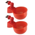 thumbnail image 1 of Shisuyan Bird Water Feeders Connect to Bucket or Container 2Pcs 3.5X2.6X1.6In, 1 of 9