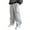Grey, variant on KAUOD Teen Girls Cargo Sweatpants Baggy Wide Leg Joggers Pants Kids High Waist Straight Fleece Warm Trousers with Pockets