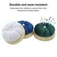 thumbnail image 4 of Stuffed Pin Cushion Pumpkin Shaped Sewing Needle Pad Flannel Pincushion with Wooden Base for Sewing Projects DIY Craft, 4 of 8