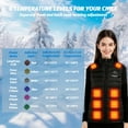 thumbnail image 4 of Women Heated Vest with 2 Pcs 20000mAh/7.4 V Battery Pack, Lightweigh Heating Vest for Women 21 Heating Zones, 4 of 7