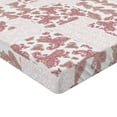 thumbnail image 4 of Ambesonne Ethnic Fitted Sheet, Minimalistic Pink Paisley, Twin XL Size, Dried Rose and Pale Ruby, 4 of 5