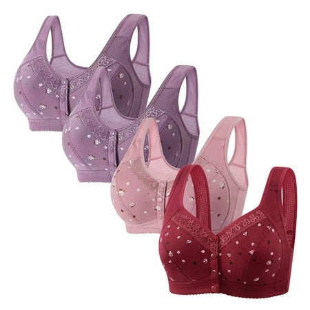 Up to 30% OFF Comfortable Lace Bra  Breathable Underwire-Free  Soft Seamless  No Rims  For Everyday  Supportive Bra  Women s Bralette  Plus Size Tracksuit|Nylon Spandex Purple Sopatenor