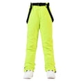 thumbnail image 1 of Pantalones de esquí para hombre y mujer, pantalones de esquí con correa, de invierno, resistentes al viento, repelentes al agua, cálidos y gruesos, pantalones de snowboard dobles, 1 of 6