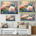 thumbnail image 4 of Designart "Peach Green Cactus love expression" Floral Wall Art Print, 4 of 5