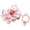 Pink, variant on Silicone Mini Popsicle Mold with 6 Flexible Cups and Chicken-Shaped Handle for Homemade Healthy Frozen Treats