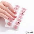 thumbnail image 1 of Pegatinas de uñas francesas llenas de hielo a través de las pegatinas de uñas de dibujos animados japoneses linda película de esmalte de uñas, 1 of 6