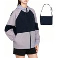 thumbnail image 3 of MERIDIANA Women's Lightweight Jacket - Packable Hooded Windbreaker with Sling Bag, 3 of 8