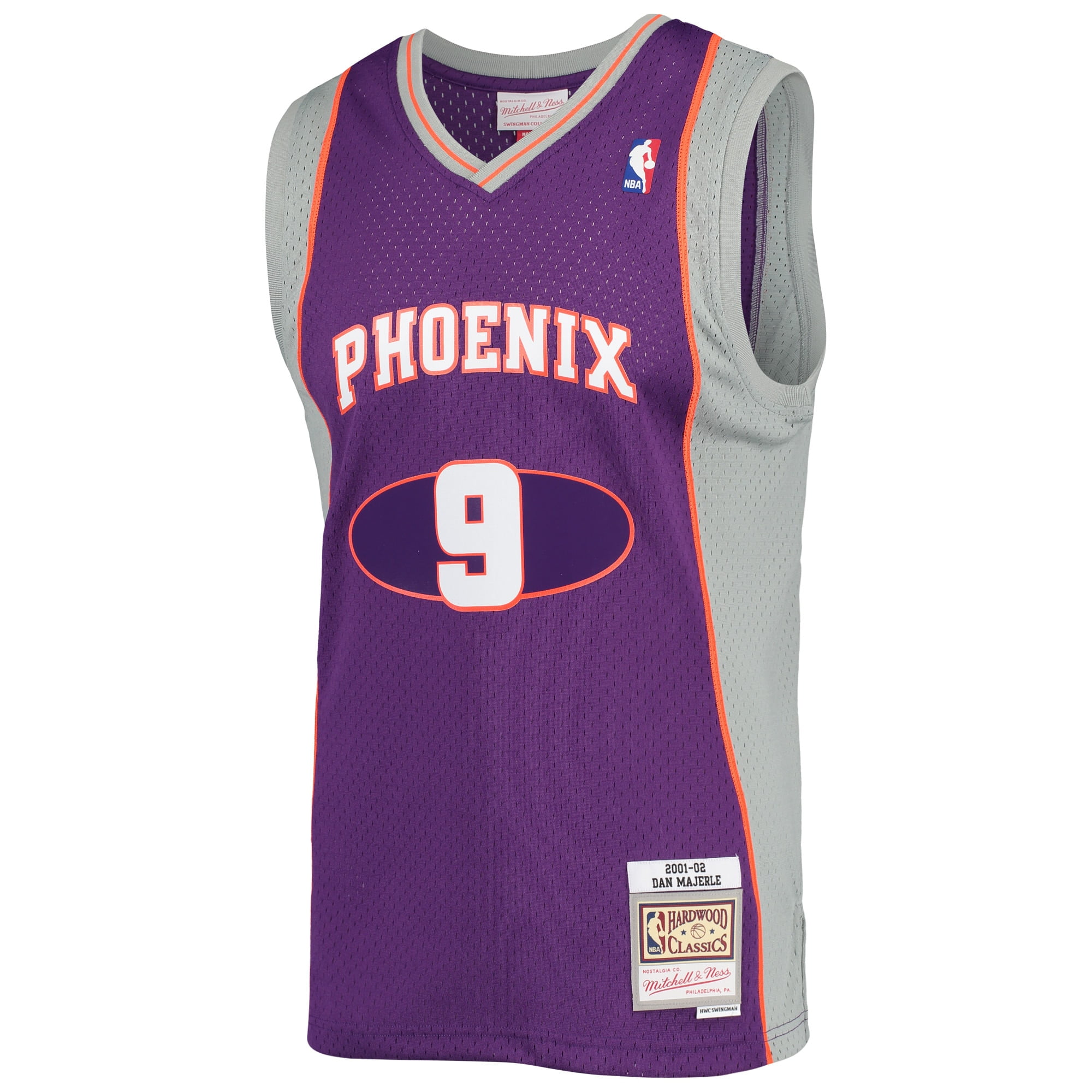 Dan Majerle Phoenix Suns Mitchell & Ness 2001-02 Hardwood Classics Swingman  Jersey - Purple - Walmart.com