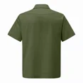 thumbnail image 3 of Camisa Strech Cuello Mao Lino Hombre Casual Manga Corto Slim, 3 of 6