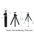 thumbnail image 2 of Mini Portable Tripod Adjustable Mini Tripod Aluminum Alloy for Camera Projector Black, 2 of 6