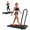 Black + ABS+Rubber+Steel (Q235) + American Design, variant on 3 in 1 Under Desk Treadmill with Incline,Foldable Treadmills for Home, Walking Pad with Handle Bar for Walking and Jogging, with Remote Control & LED Display
