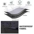 thumbnail image 4 of Patio Furniture Covers,Oxford PU Coated Quadrate Outdoor Table Covers Waterproof Rectangle, Heavy Duty Outdoor Furniture Covers for Patio Furniture, Outdoor Sectional Set Cover,242*162*100cm, 4 of 5