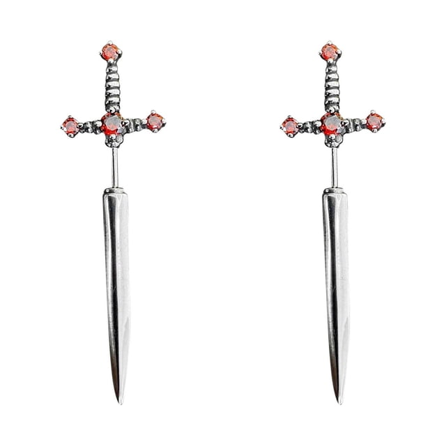 Show Temperament Delicate Zircon Earrings Gothic Earrings Crystal Diamond Earring Restoring Ancient Ways