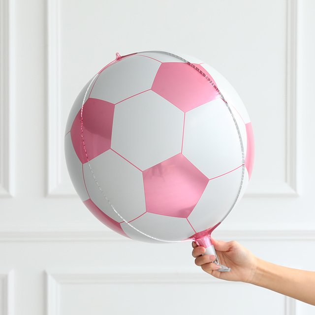 Globo de película de aluminio de 22 pulgadas para baloncesto, fútbol, bola redonda estéreo, papel de aluminio, decoración para fiesta de cumpleaños infantil, ropa de fiesta