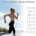 thumbnail image 4 of Smart Watch Full Touch Touch Relojes impermeables Relojes deportivos al aire libre Fitness Smartwatch para Android, para Ios-Blue, 4 of 6