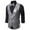 Silver, variant on Mens Autumn and Winter Personality Sequins Casual Vest Jacket
