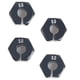 thumbnail image 4 of Adaptador de transmisión de bujes hexagonales de aluminio de 4 piezas de 12 mm y 5 mm de espesor para, Axial, HSP, Negro perfke Rueda hexagonal RC Hub y adaptadores, 4 of 6