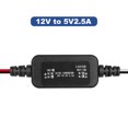 thumbnail image 1 of Módulo reductor de CC-CC de 12 V a 5 V, 2,5 A, fuente de alimentación con convertidor Buck a prueba de agua para automóviles y vehículos, 1 of 1