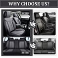 thumbnail image 4 of ITEYAO Car Seat Covers，Front and Rear, Fits Toyota Corolla cross 2026, Gray Car Seat Covers, Only L, LE, XLE, 4 of 6