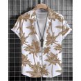 thumbnail image 1 of Men‘s Gradient Flower pattern 3D Print Top Summer Hawaii Beach Shirts Outdoor Party Men‘s Breathable Loose Short Sleeve Apparel FGS, 1 of 7