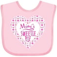 thumbnail image 3 of Inktastic Mimi's Sweetie Pie with Pink Hearts Boys or Girls Baby Bib, 3 of 4