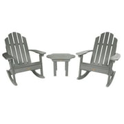 2 Classic Westport Adirondack Rocking Chairs with 1 Classic Westport Side Table