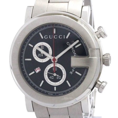 Pre-Owned GUCCI G-Chrono Quartz Stainless Steel Mens Watch YA101309 (Good)