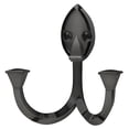 thumbnail image 2 of Spectrum Saxon Double Prong Wall Hook Steel Gothic Inspired, Black, 2 of 2