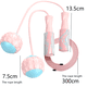 thumbnail image 2 of Cuerda para saltar, cuerda para saltar inalámbrica de doble propósito para quemar grasa, deportes, fitness, bola grande silenciosa, 2 of 5