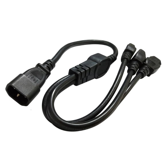 ANXPTIME IEC320 C14 to 3xC13 Connectors Adapter Cord Male Port to Female Socket Cable