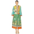 thumbnail image 6 of Women's Fashionable Personalized Printed Short-Sleeve Casual Loose Puff-Sleeve Dress, 6 of 8