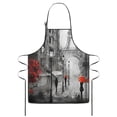 thumbnail image 2 of Paris Eiffel Tower Cooking Kitchen Aprons with Pocket Chemical Work Apron Waterproof Bib Aprons for Couple Bride Mrs Mr Cooking Aprons for Kitchen Cool BBQ Grilling (Set Of 2), 2 of 7