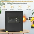 thumbnail image 6 of Costway 1.25 Cu Ft Electronic Digital Security Safe Box W/ Keypad & Key for Home Office, 6 of 11