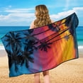 thumbnail image 6 of XYZCANDO Car Seat Towel Cover With Tropical Sunset Design, Car Seat Protector for Post Workout and Beach Trips, 6 of 11