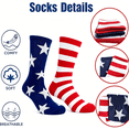 thumbnail image 3 of TELOLY Funny Socks for Women and Men-One Size Socks Crew Ankle Sock for Novelty Gifts, 3 of 7