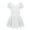 White, variant on Linjinx Kids Girls' Basic Ruffled Short Sleeves Ballet Dance Gymnastics Leotard Dress Layered Tutu Black XS