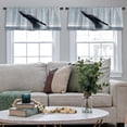 thumbnail image 5 of LALILO Kitchen Curtain Valance Morning Colorful Autumn Rod Pocket Window Curtain 52"x 18" Set of 2, 5 of 7