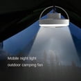 thumbnail image 4 of Mini Ceiling Fan With Night Light, Office Desktop Fans, Portable Outdoor Wall Electric Fan, Usb Rechargeable, 4 of 5