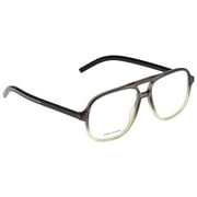 Angle View: Dior Demo Lens Aviator Men's Eyeglasses BLACK259 0XYO 55