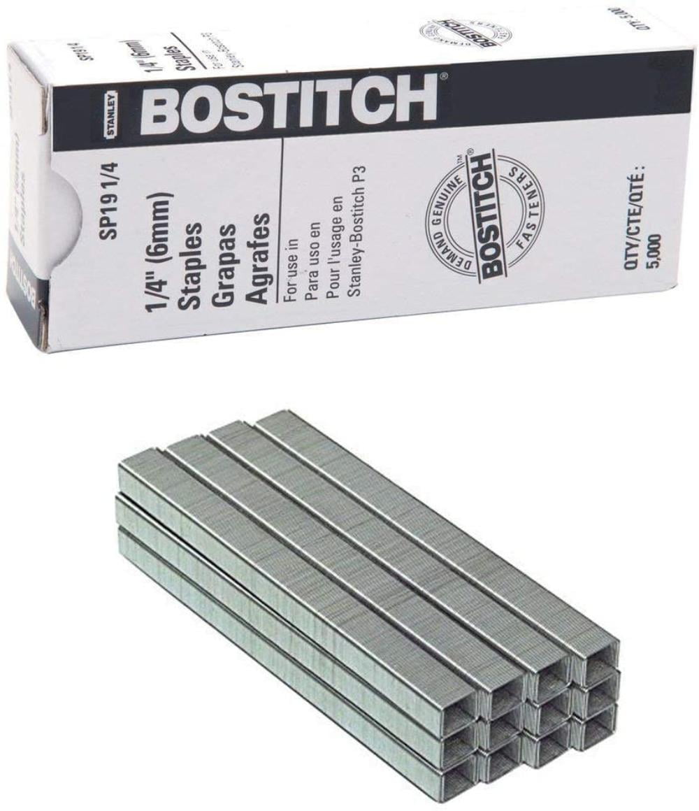 Bostitch Premium Staples for P3 Plier Stapler, 0.25-Inch Leg,12 Boxes of 5,000 Per Box (SP191/4) (60000) By Visit the Bostitch Office Store