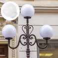 thumbnail image 2 of Globe Lamp Shade Fixture Ball Lamp Shade Post Mount Globe Light Fixture, 2 of 3
