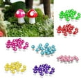 thumbnail image 1 of 20Pcs Mini Artificial Mushroom Miniatures Fairy Garden Ornament Resin Crafts, 1 of 8