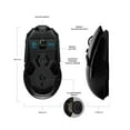 thumbnail image 5 of Logitech G903 LIGHTSPEED Wireless Gaming Mouse w/ HERO 25K Sensor, 140+ Hour with Rechargeable Battery and LIGHTSYNC RGB. POWERPLAY Compatible, Ambidextrous, 107g+10g Optional, 25,600 DPI, 5 of 10