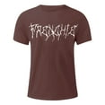 thumbnail image 3 of kamemi T-Shirts Men’s V-Neck Dry-Fit Moisture Wicking Athletic T-Shirt(Brown,5XL), 3 of 4