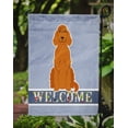 thumbnail image 3 of Carolines Treasures BB5645GF Irish Setter Welcome Garden Size Flag, 3 of 3