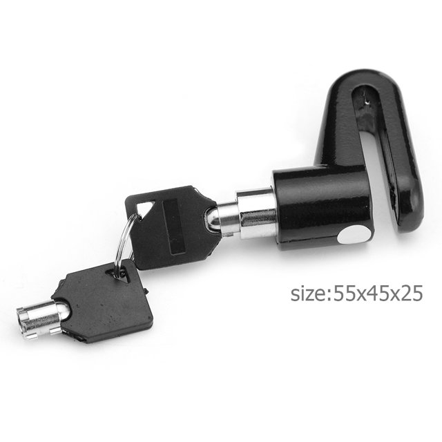 Ciclismo Bloqueo de frenos de disco antirrobo con cable de acero para scooter M365 (rojo + negro) Ehuebsd Para estrenar