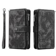 thumbnail image 5 of Motorola Moto Edges G100 Case Wallet Flip Card Holder Pu Leather Magnetic Protective Flip Cover - Black, 5 of 5