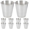 thumbnail image 1 of a refined and engaging product description based on your input:\n\n \n\n**10pcs Stainless Steel Drinking Cups – Reusable Water & Liquor Tumblers for Home, 1 of 4